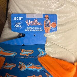 UV Skinz Kids Swim Set - Orange and Blue